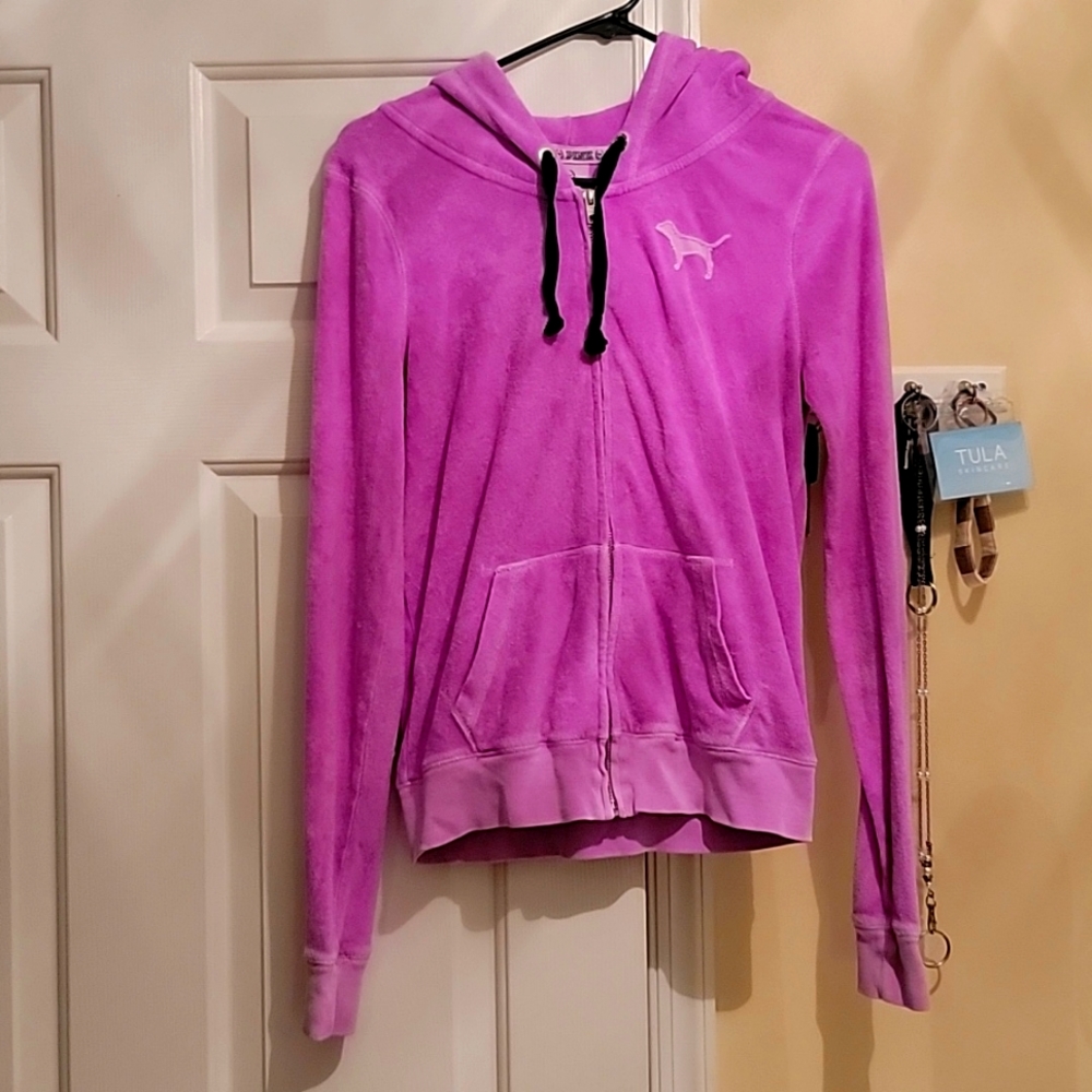 Victoria Secret hot pink hoodie